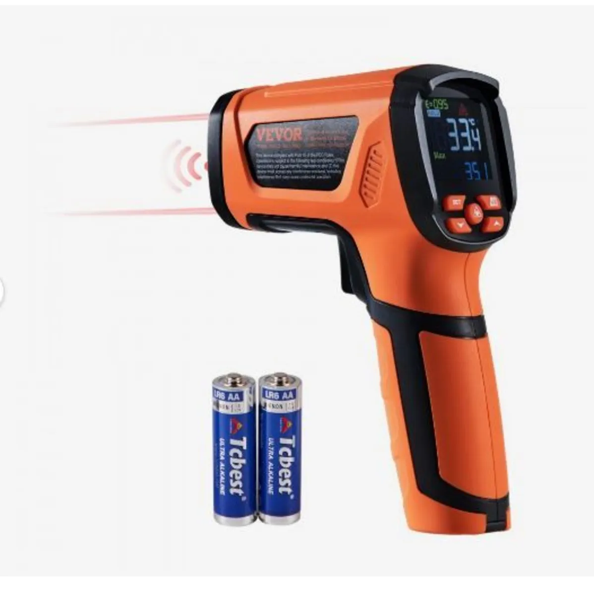 Infrared Thermometer, -40~2732°F Dual Laser - Image 1