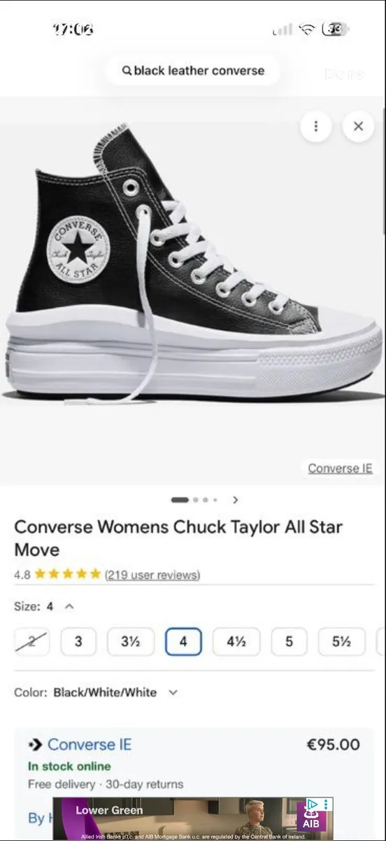 Ladies converse - Image 1