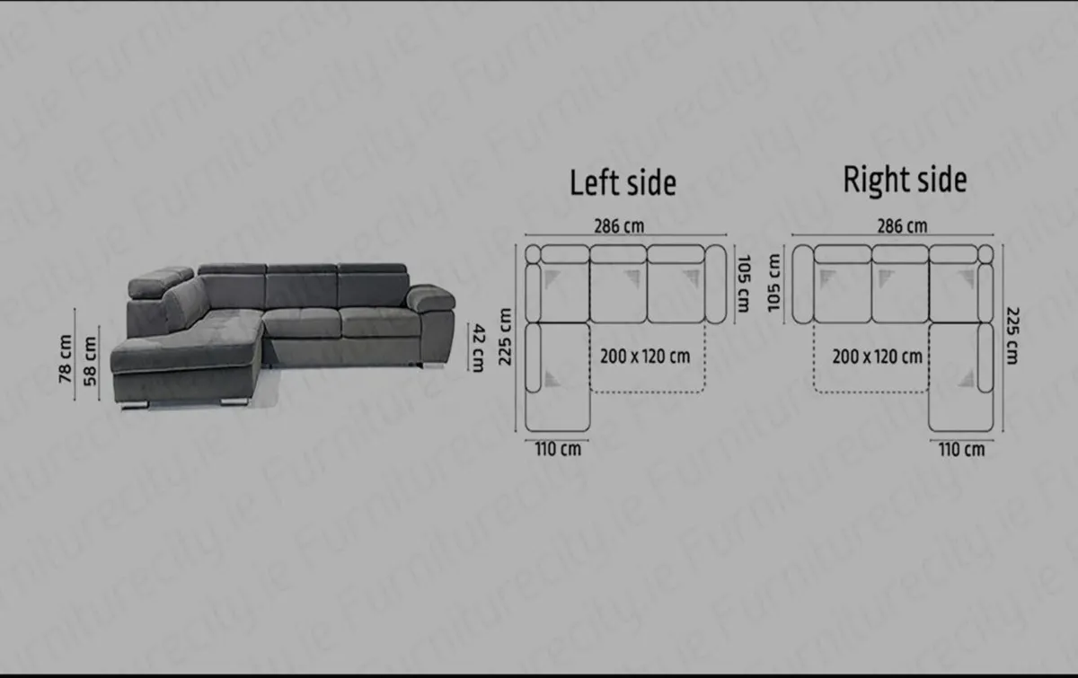 Sofa Bed with storage - Image 2