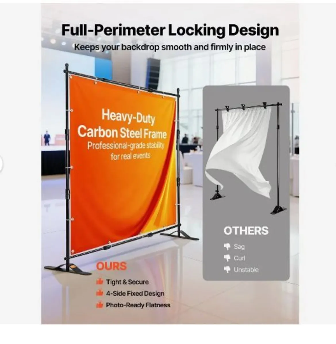 Step and Repeat 243.8 x 243.8 cm - 304.8 x 243.8 c - Image 4