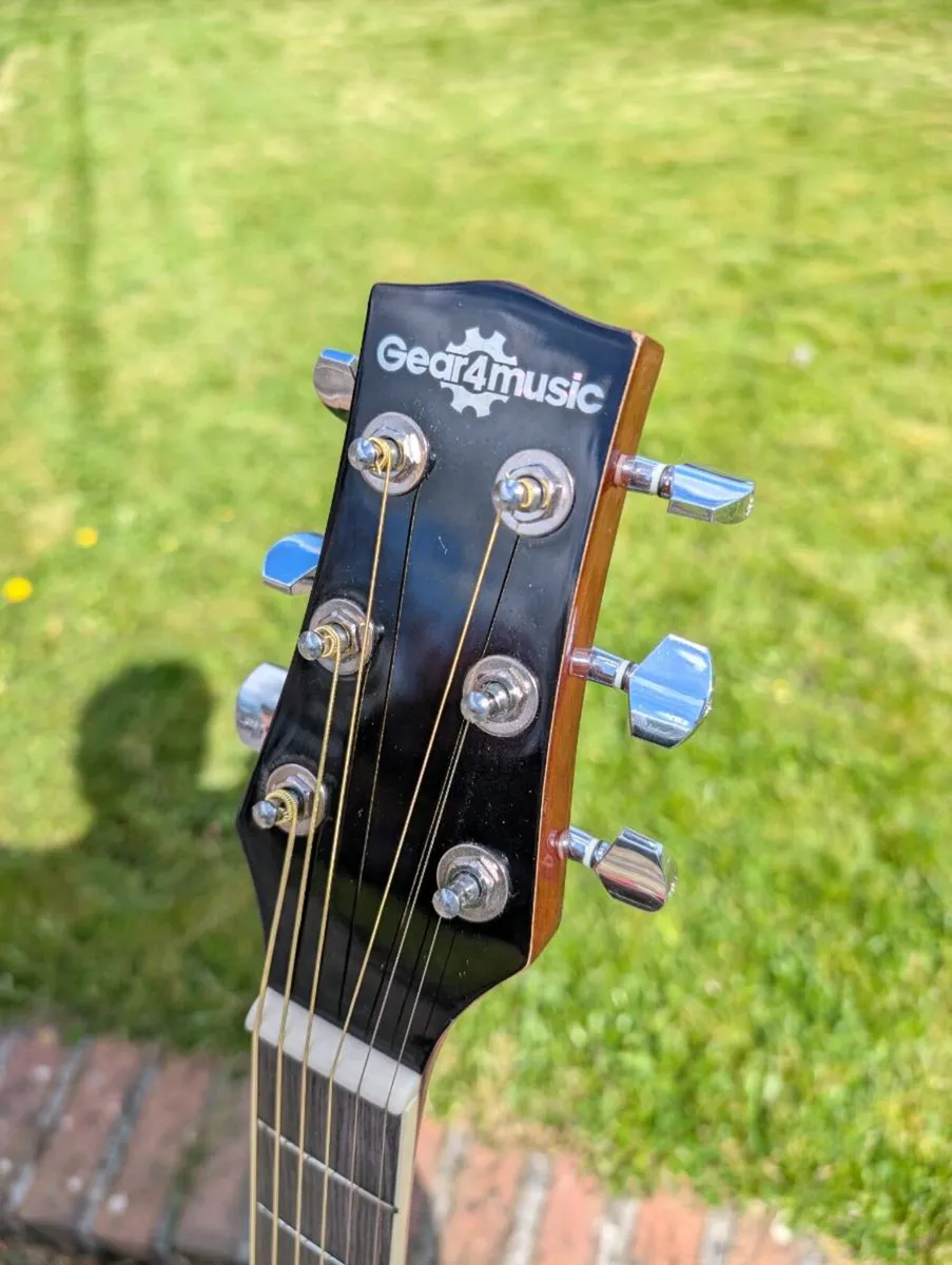 Gear4music SA-10NT Acoustic Guitar - Image 4