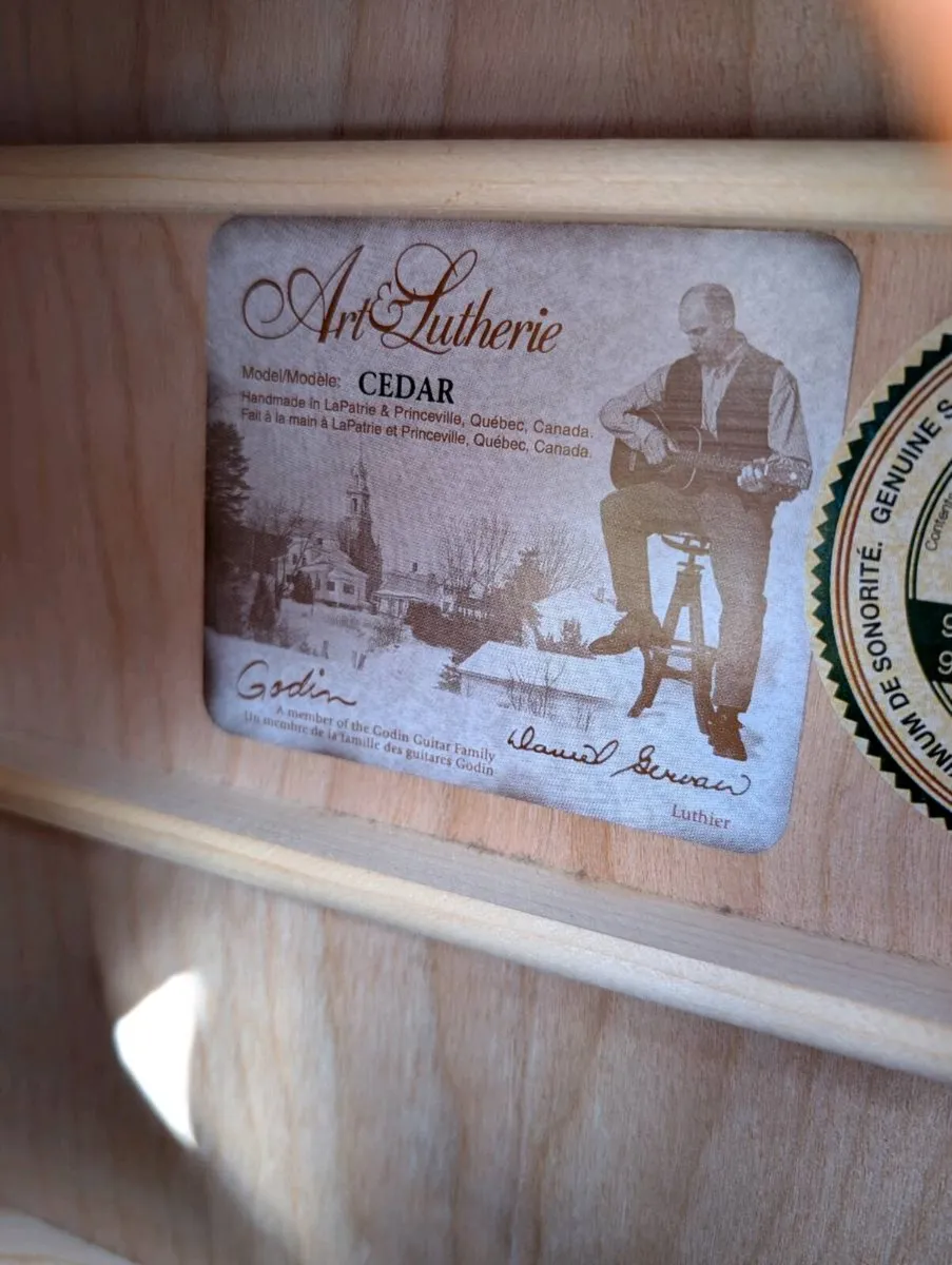 Art & Lutherie Cedar Acoustic Guitar - Image 3