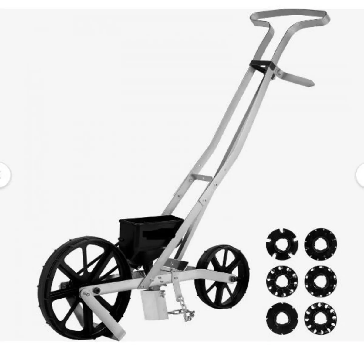Garden Seeder, Metal Precision Garden Push - Image 3