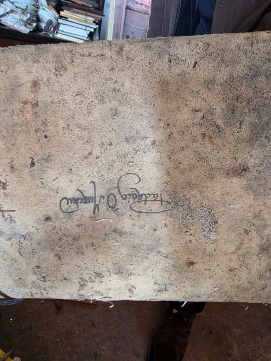 Vintage high iron lamp - Image 4