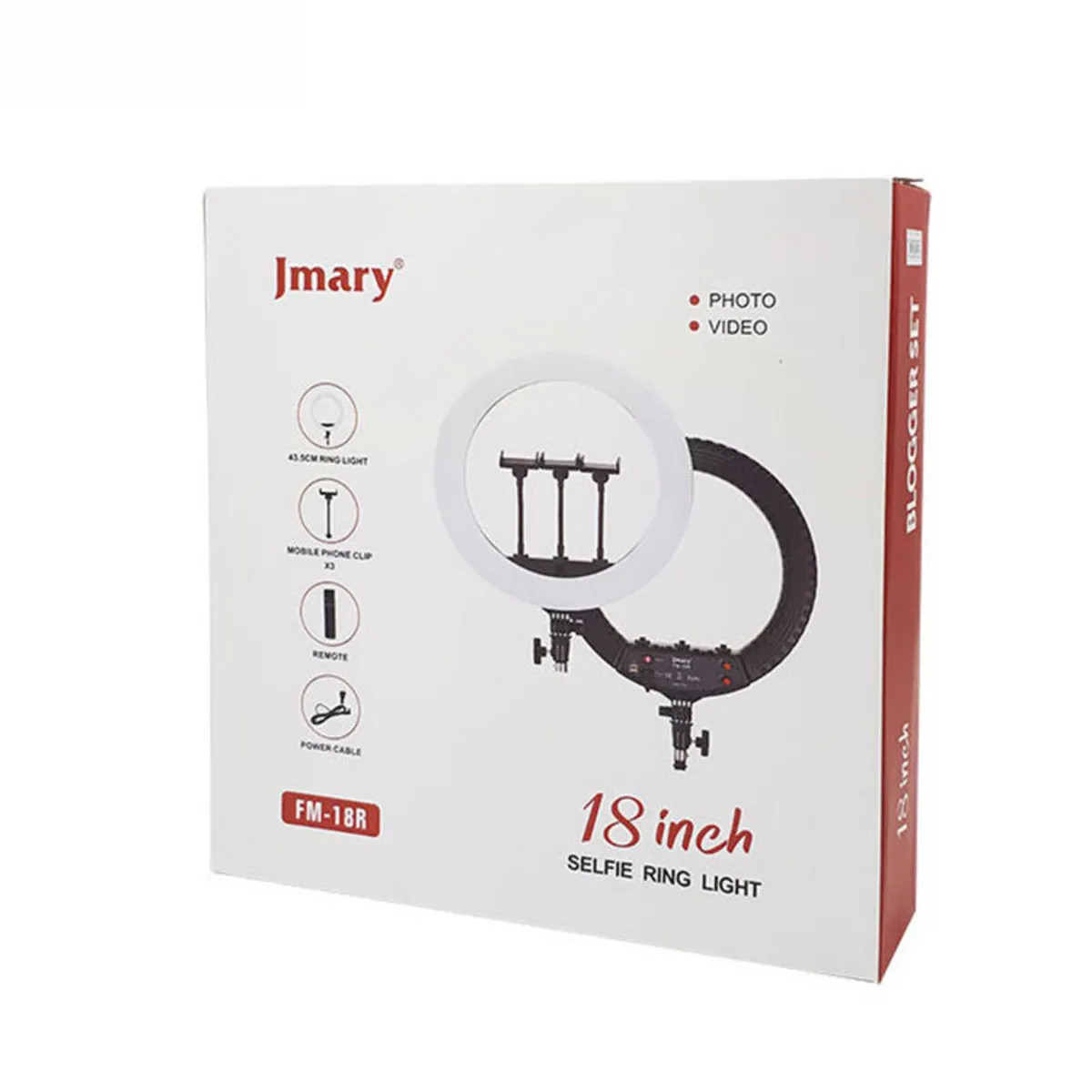 Jmary 18” Professional Ring Light Tripod Stand - Image 1