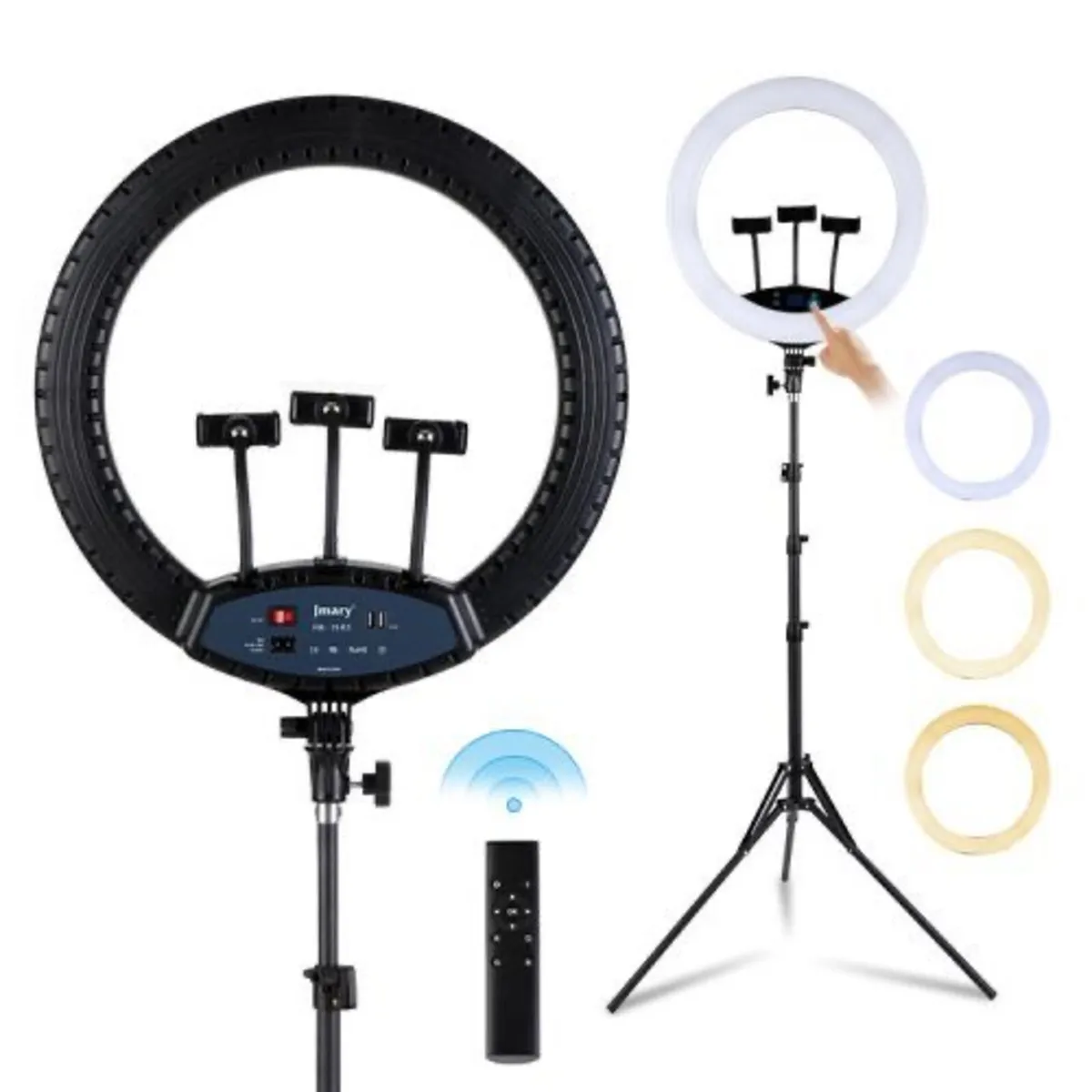 Jmary 18” Professional Ring Light Tripod Stand - Image 2