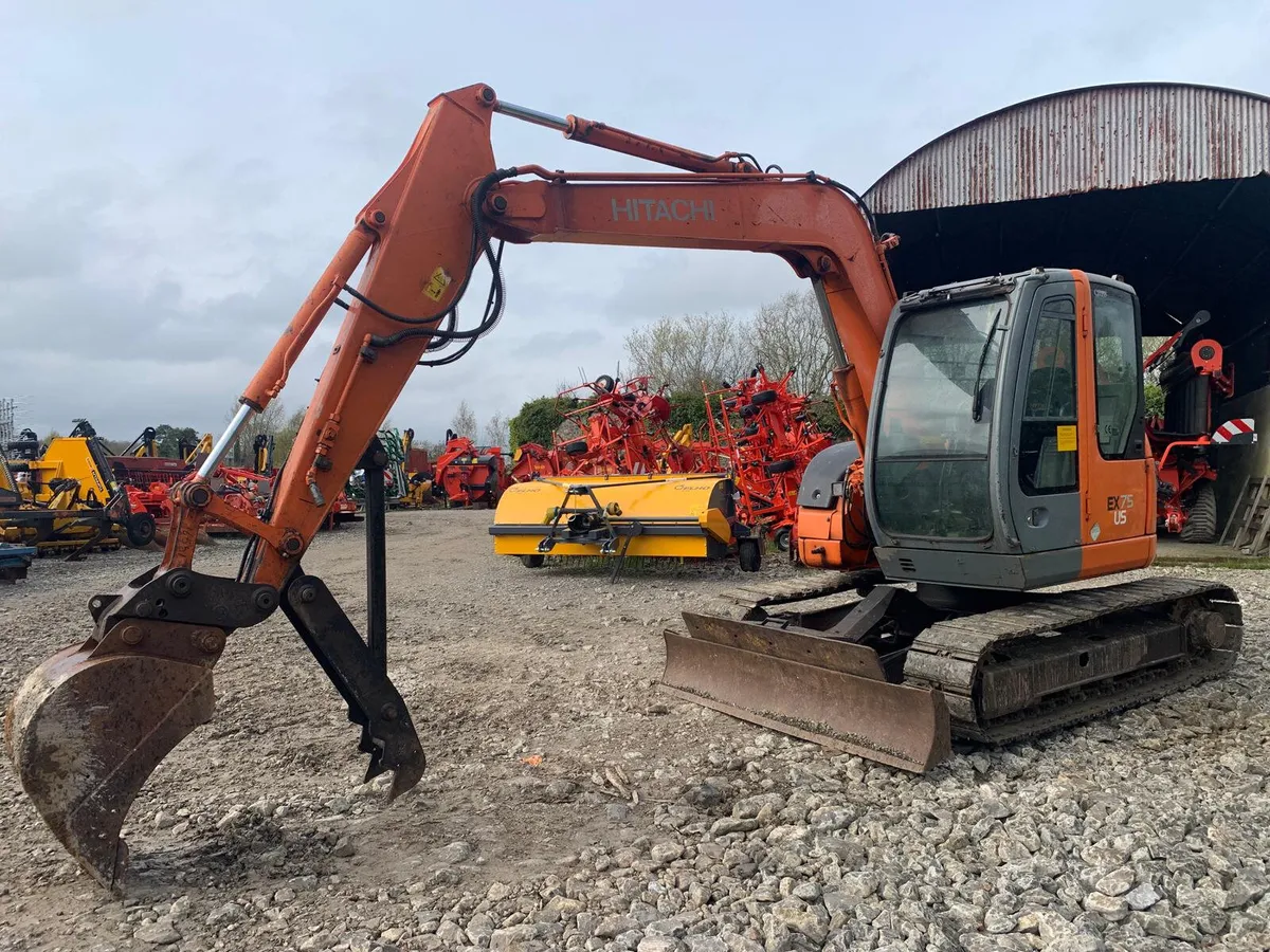 HITACHI EX75 US-7 c/w BLADE - Image 4