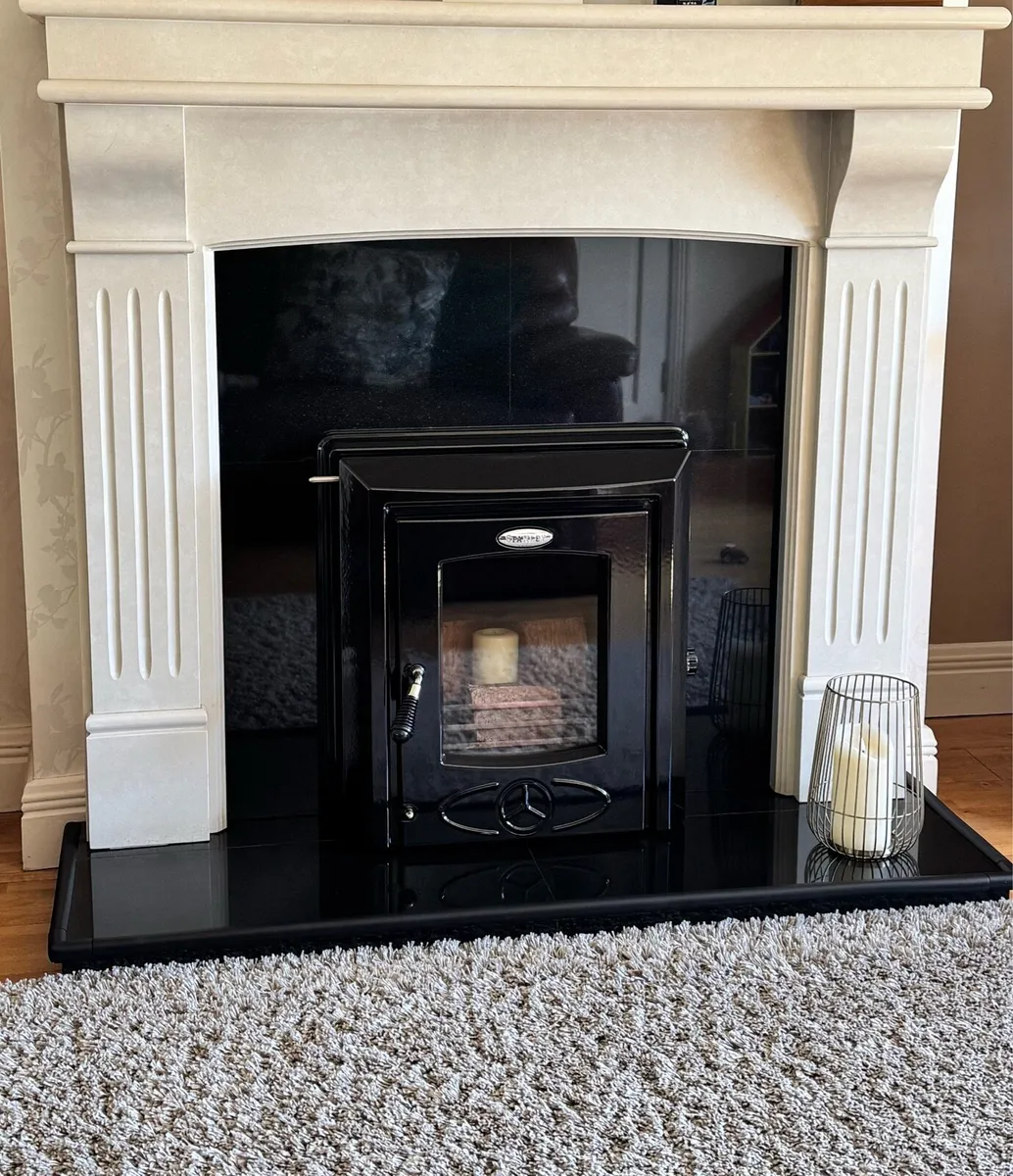 Stanley insert stove, fireplace and oil boiler - Image 1