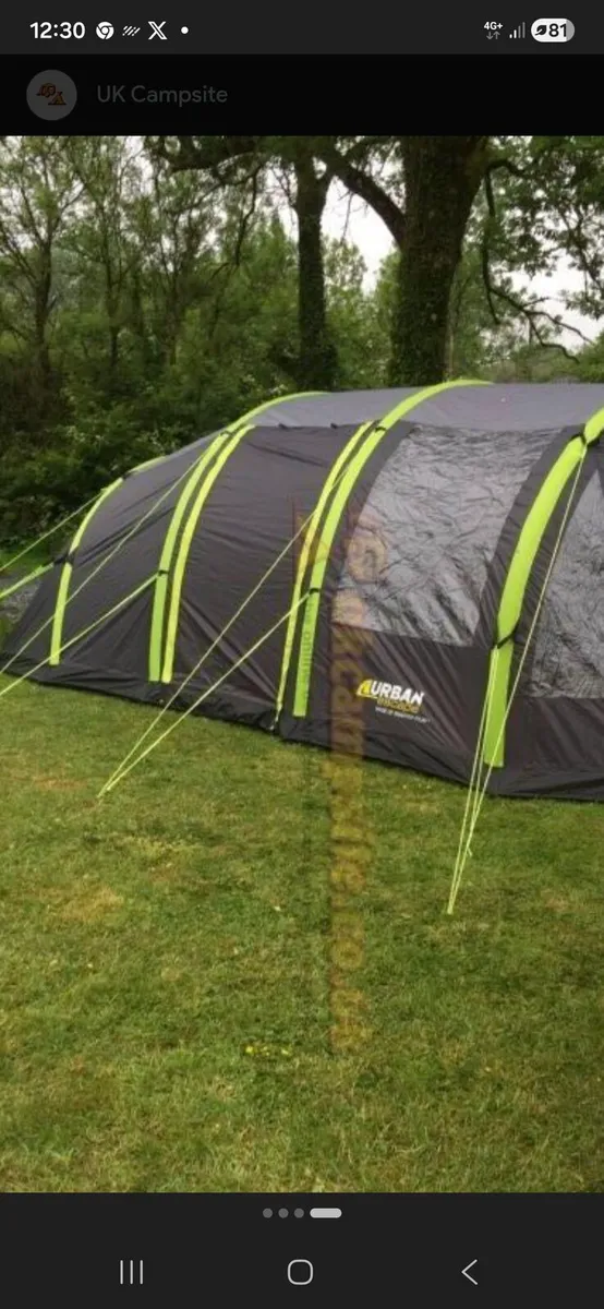 Urban Escape 6 man air tent.