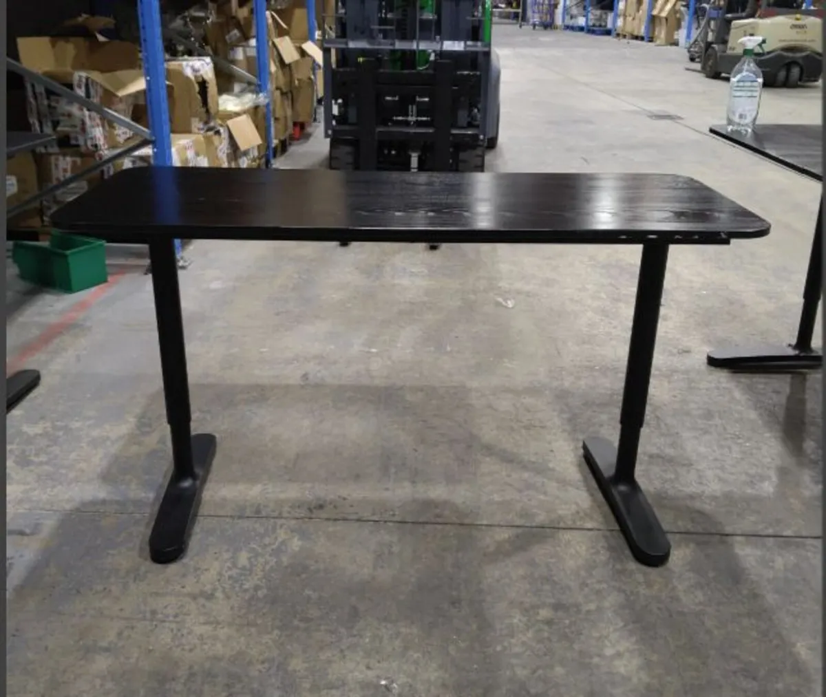Office Desks (5 in total) - Black - Image 1