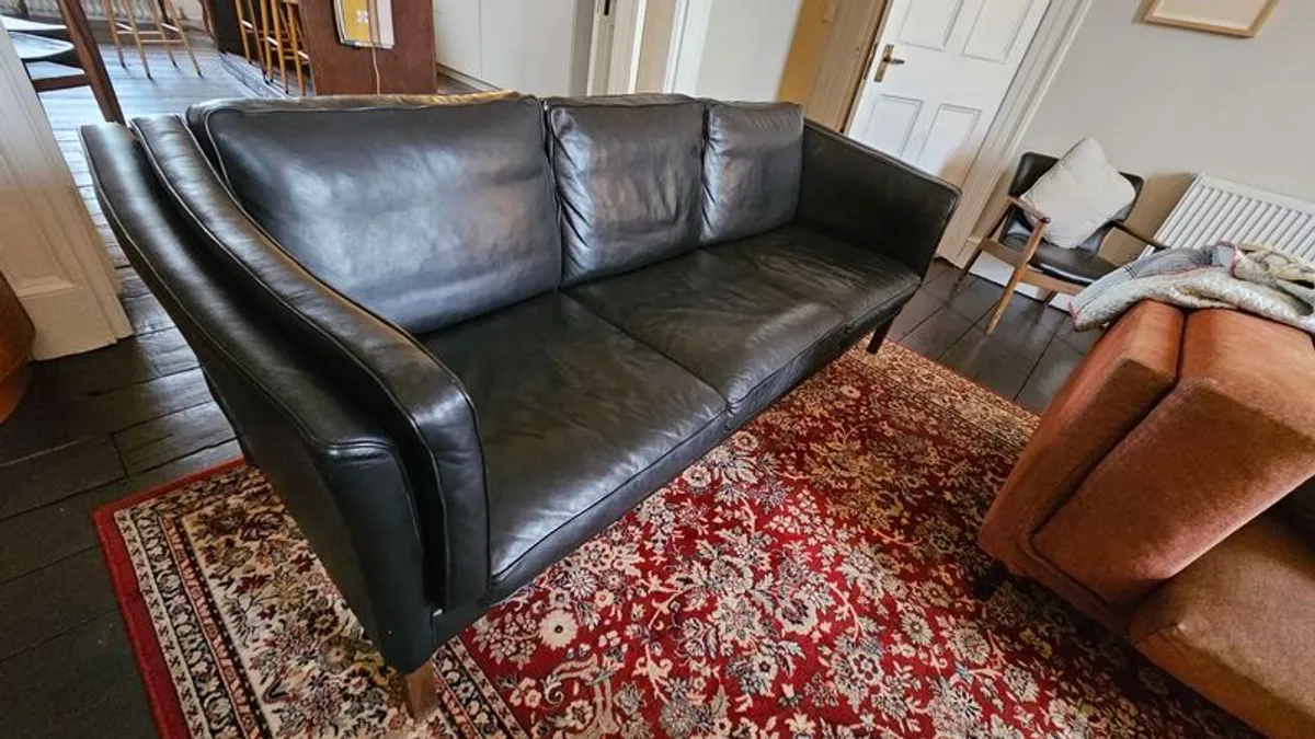 Vintage Borge Mogensen Model 2213 Style Sofa - Image 1