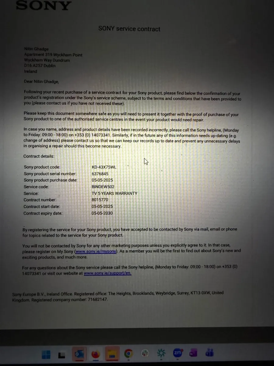 Sony SMART TV 43 Inch | 5Yrs Warranty Included - Image 2