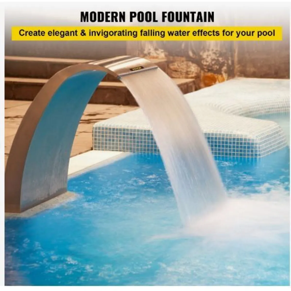 Stainless Steel Swimming Pool Fountain - Image 2