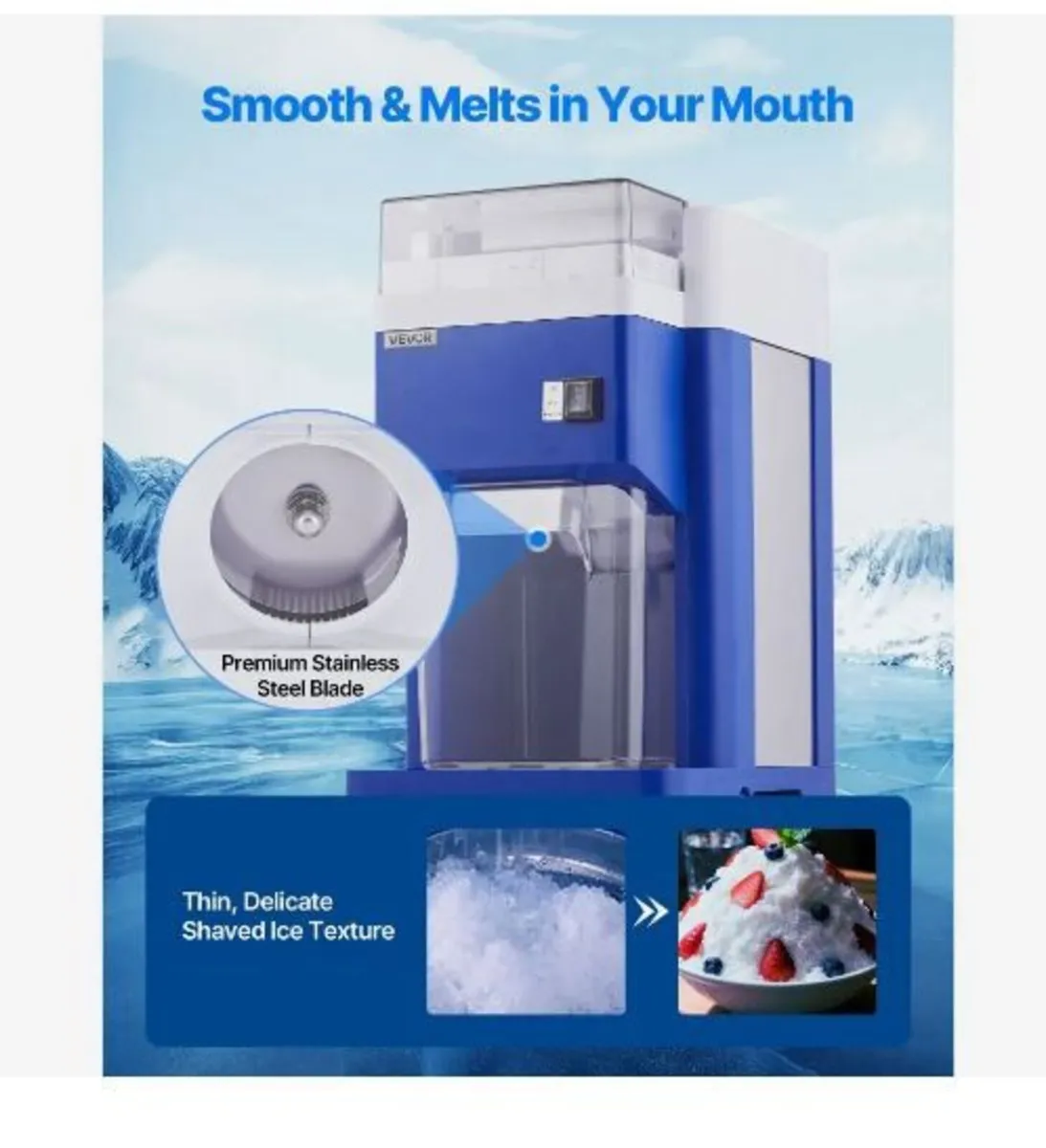 Commercial Ice Shaver Machine - Image 3