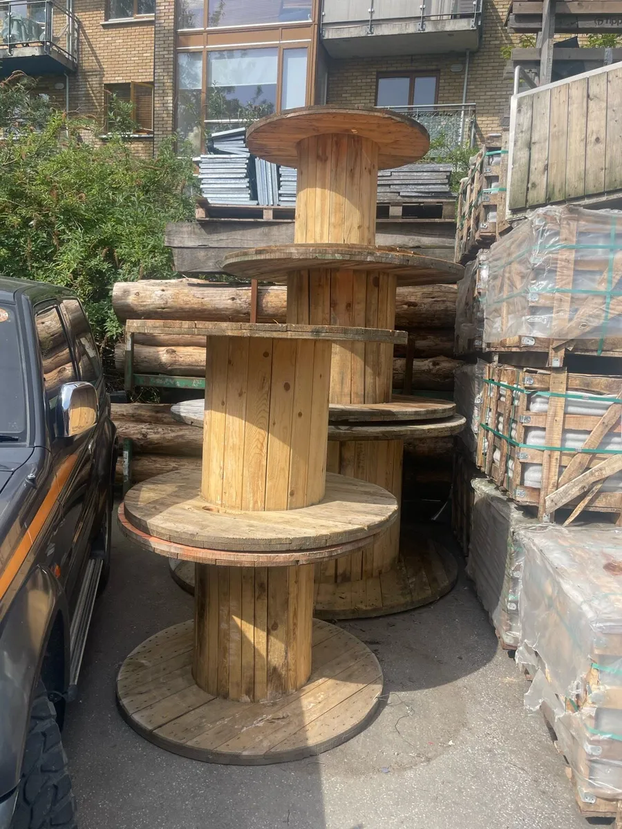 Wooding electric cable wheels