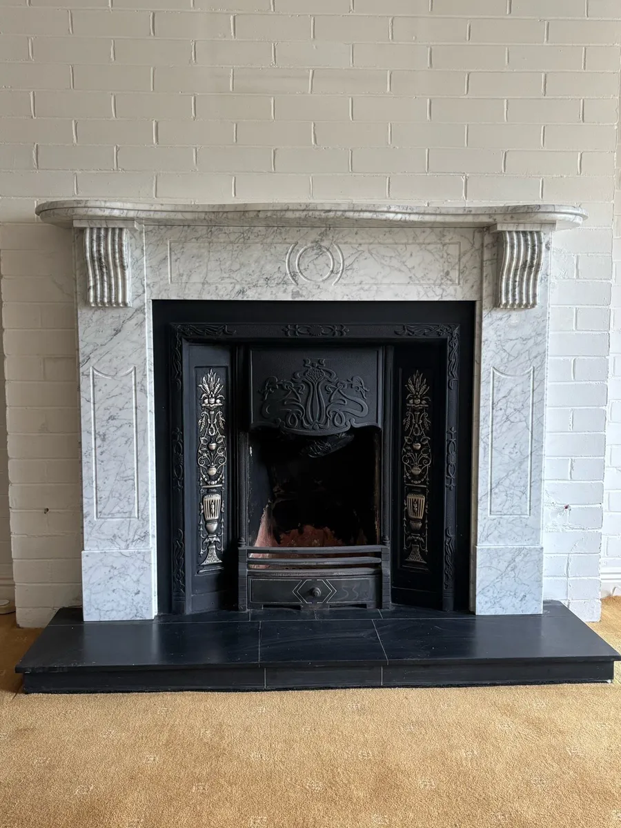 Marble fireplace - Image 1