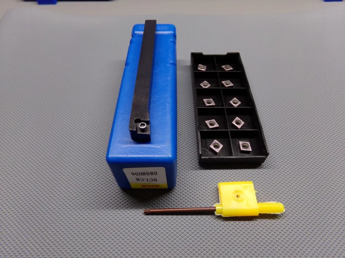 Lathe tool and inserts (8mm)