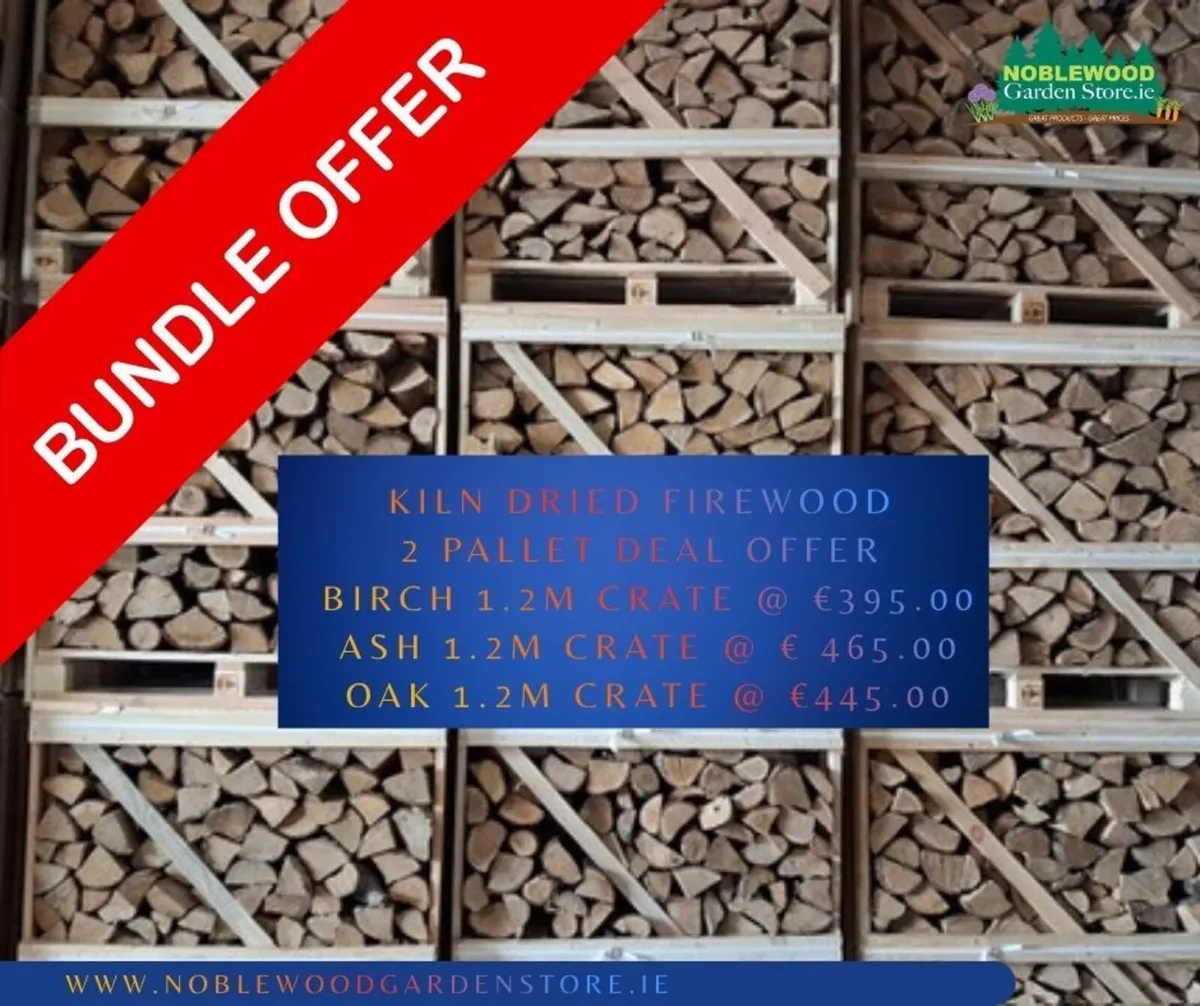 2 Pallet Deal on all 1.2m Crates -Birch,Ash & Oak - Image 1