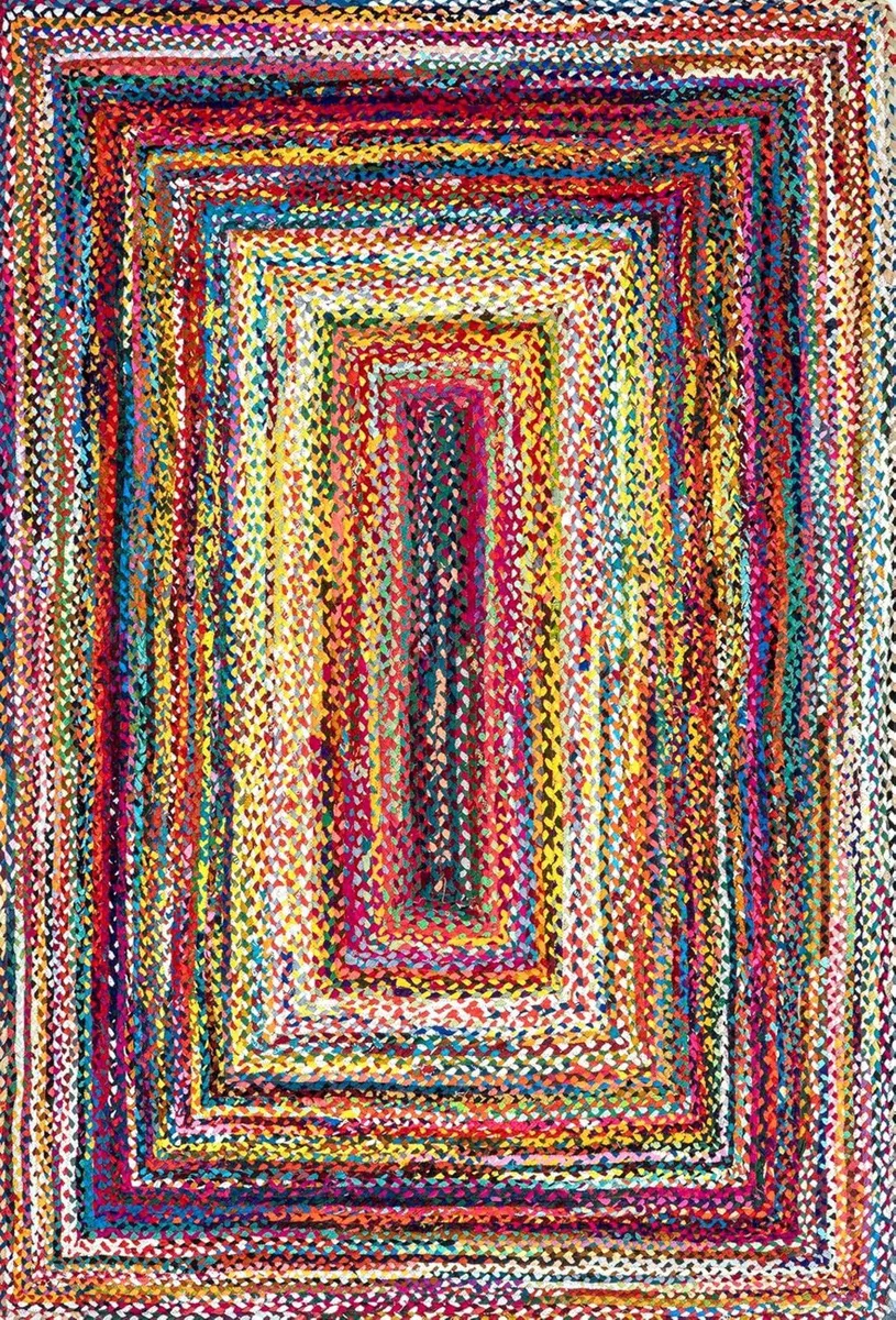 Tammara Bohemian Hand Braided Area Rug 122 cm x - Image 3