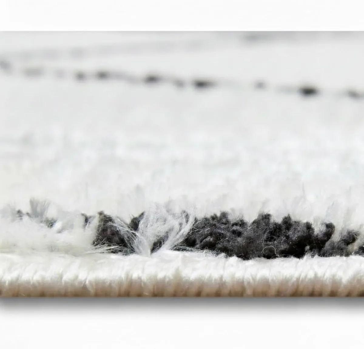 160 x 230 cm Living Room Rug Ivory Cream White - Image 4