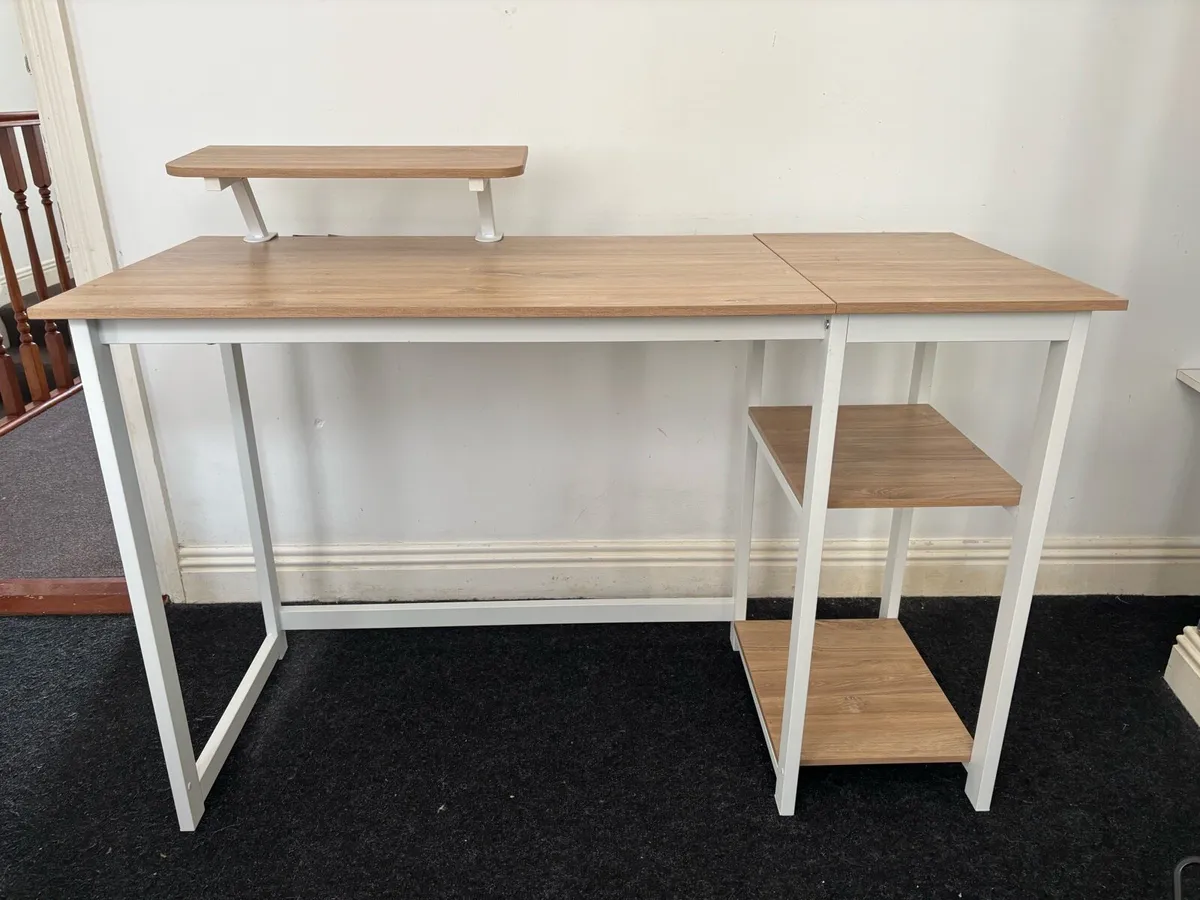 Office desk + stand (debatable price) - Image 1