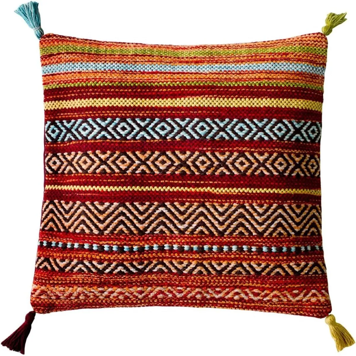 Handmade Moroccan Kilim rug Vintage carpet Flat - Image 2