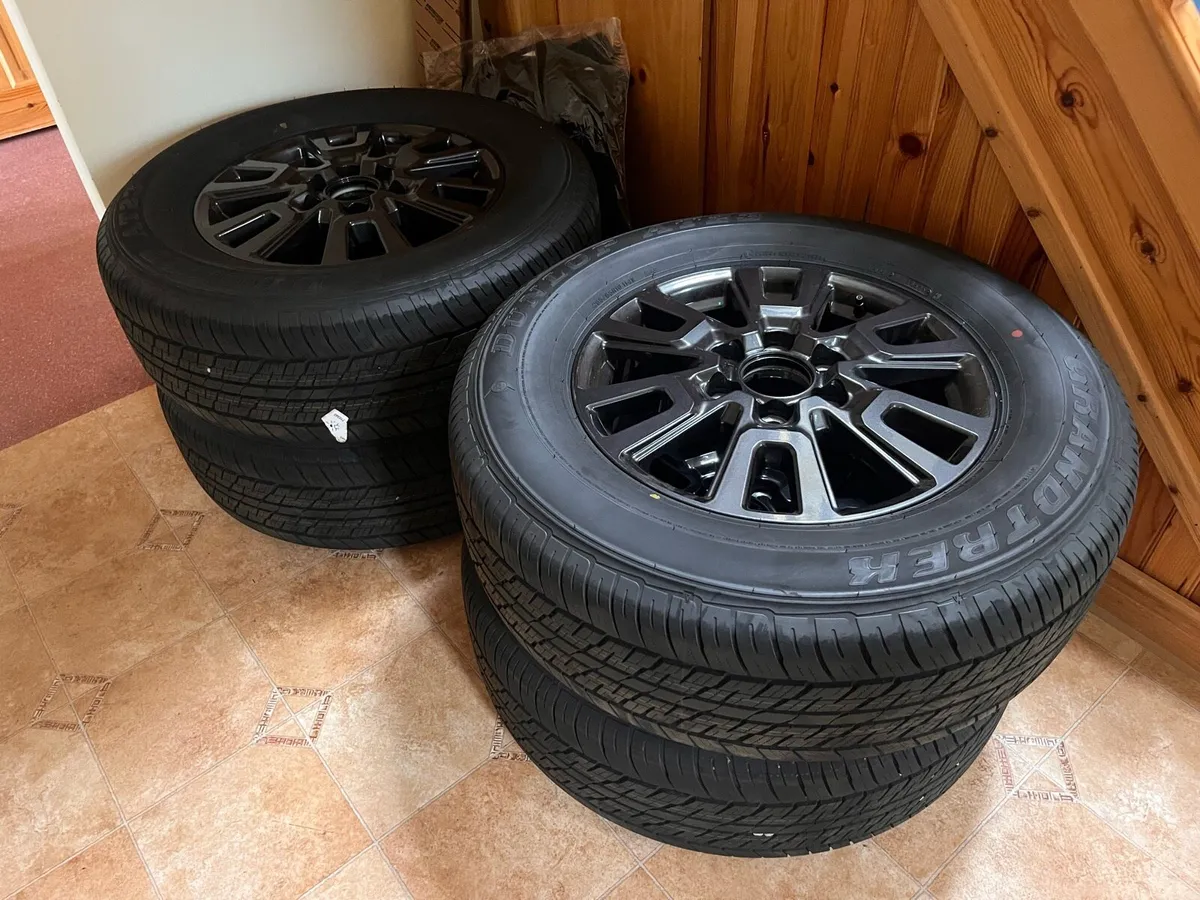 New Land Cruiser wheels and tyres