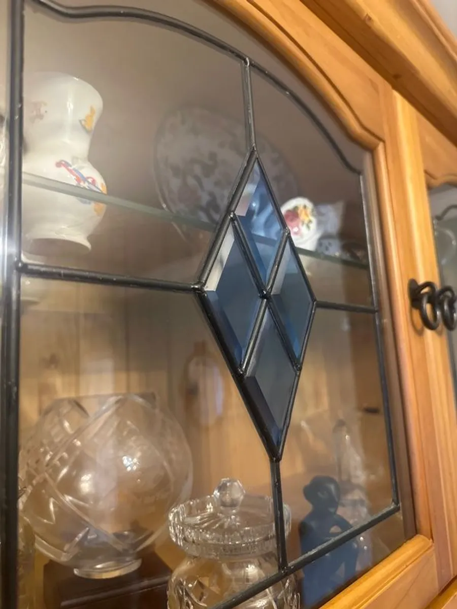 Crafted wooden large entertainment Center - Image 2