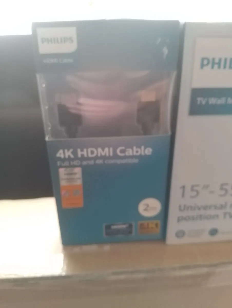 Brand new Philips 55in smart tv with accessories - Image 2