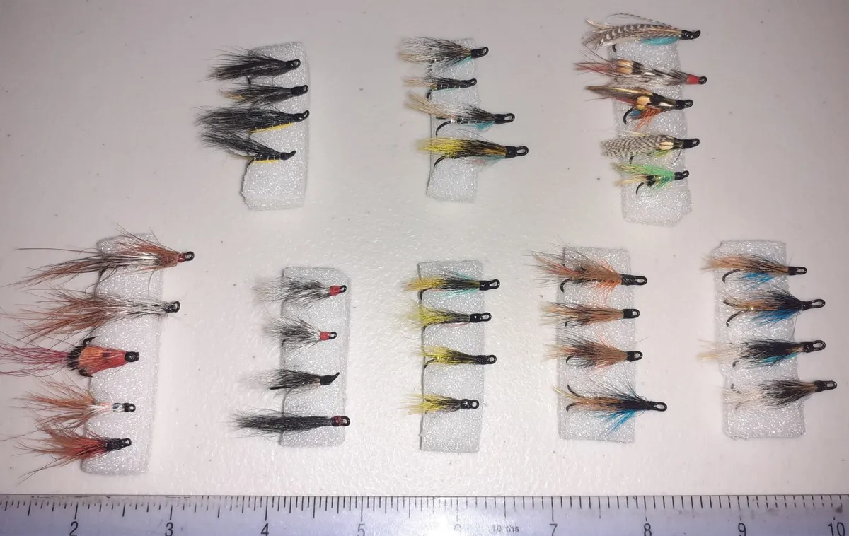 Salmon flies various