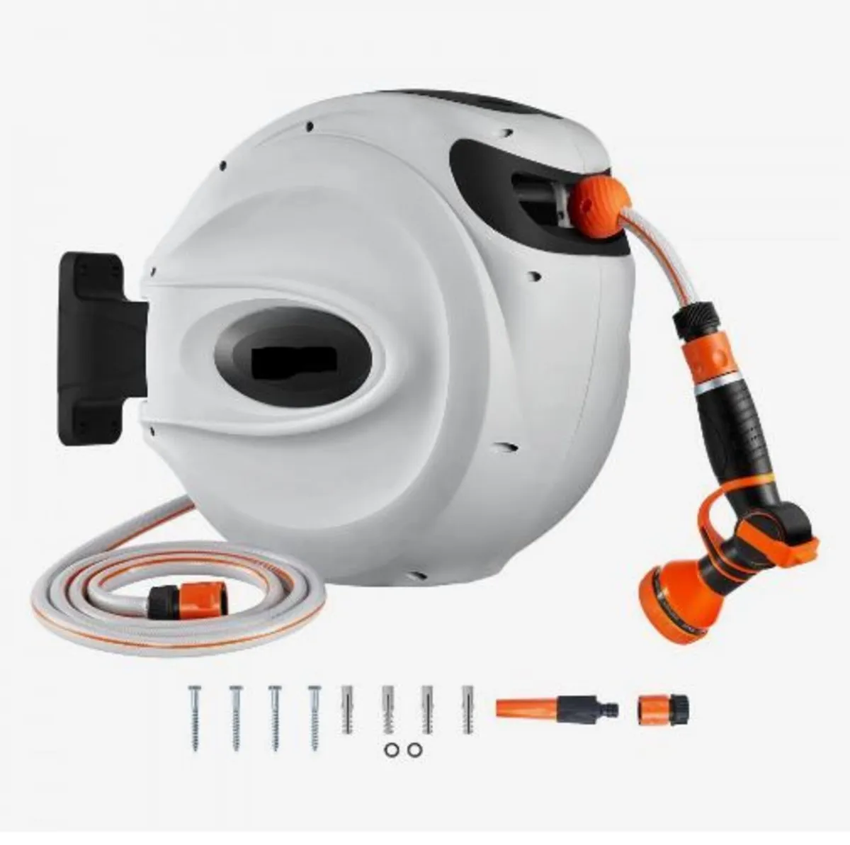 Retractable Hose Reel Water Hose Reel 25m x 1.3cm - Image 4