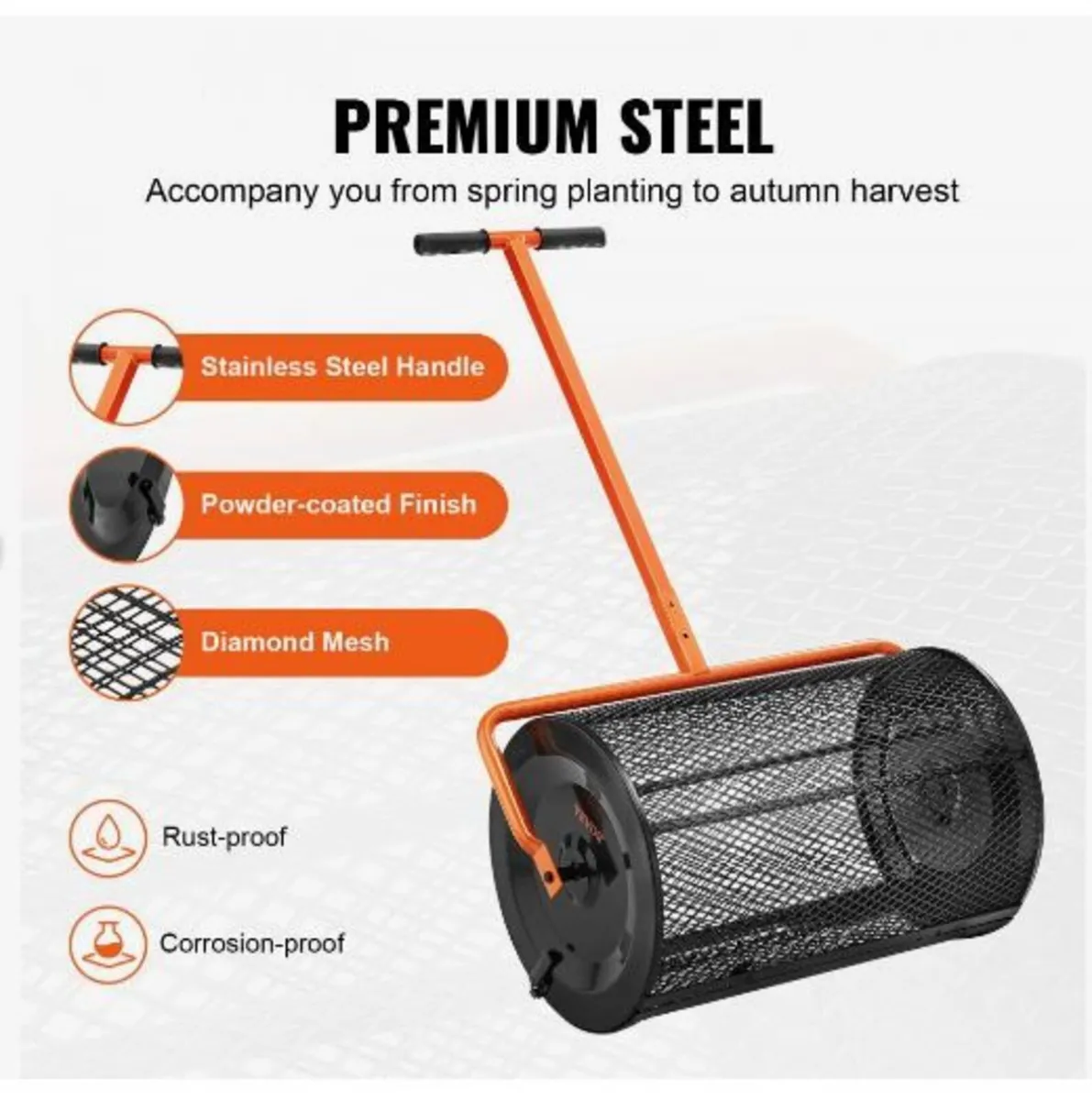 Compost Spreader, 24.4-25.6" Height - Image 4