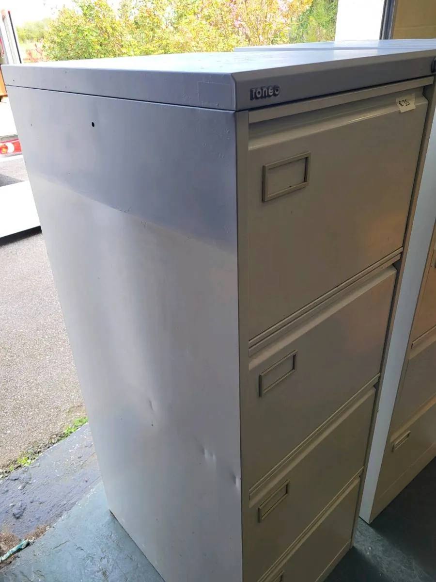 Four Drawer Filing Cabinets - Image 2