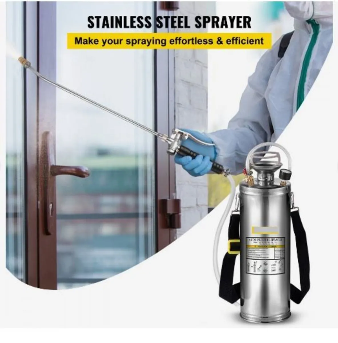 Stainless Steel Sprayer 10L Household - Image 2