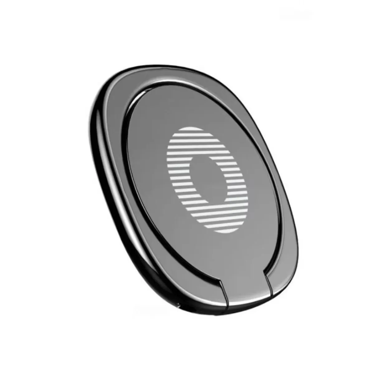 Phone Ring Holder 360 Magnetic Black Silver - Image 4