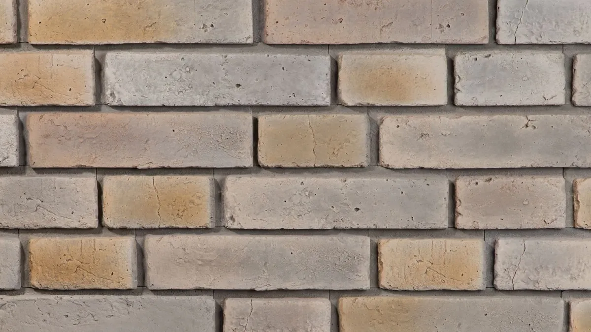 Monsanto Grey-Beige Brick With Grey Joint - Image 2