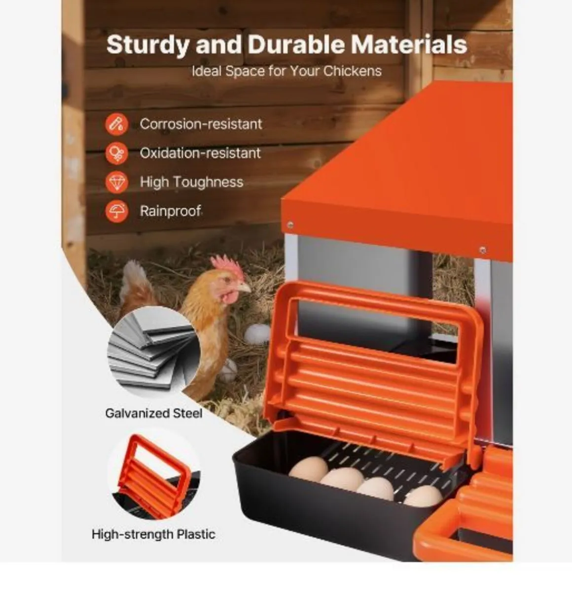 2 Tiers Chicken Nesting Boxes - Image 4