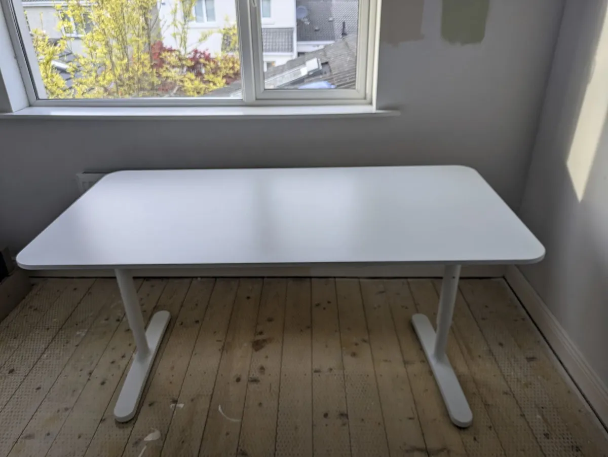 Desk Ikea Bekant White 160x80 - Image 1
