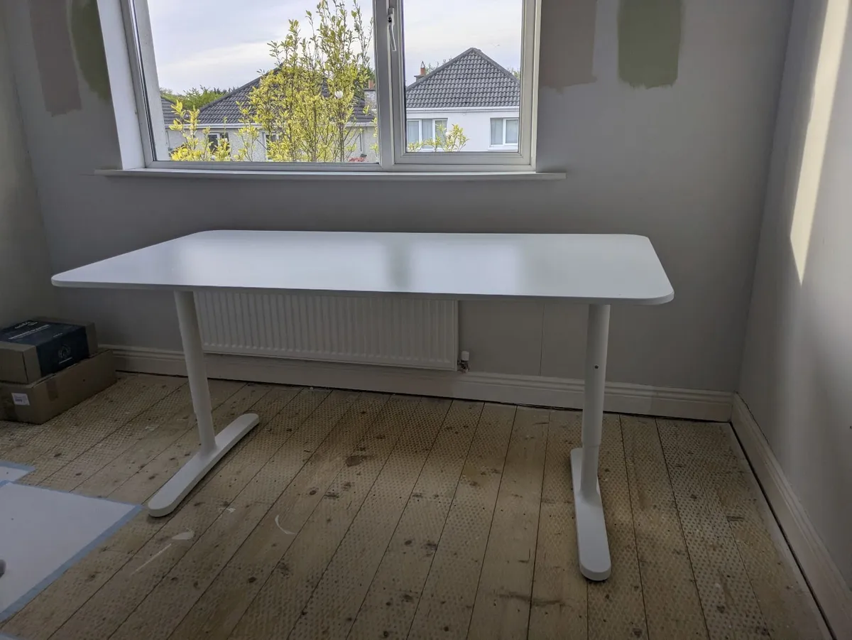 Desk Ikea Bekant White 160x80 - Image 2