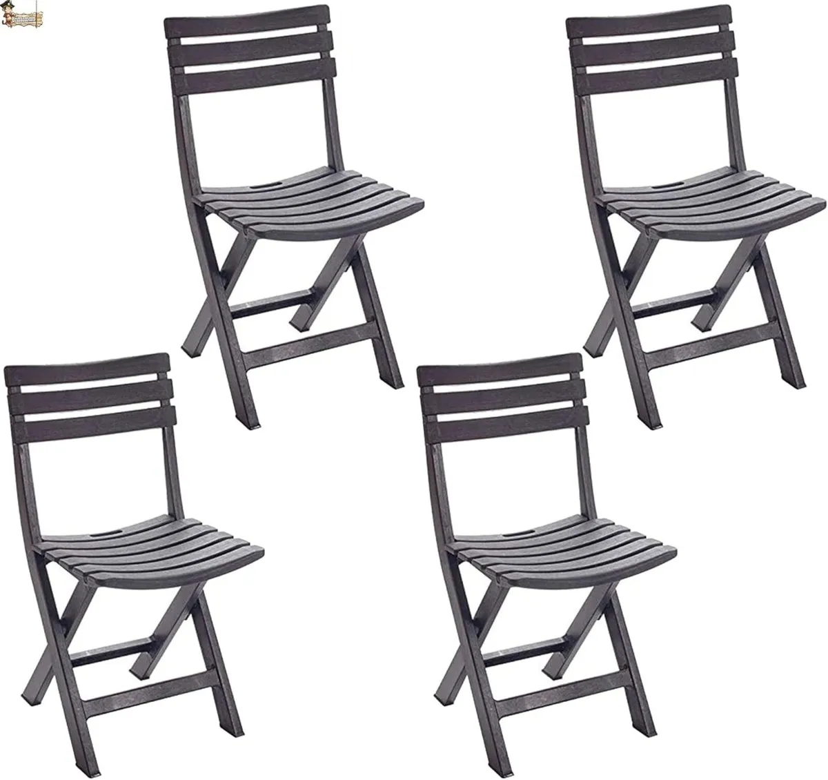 BricoLoco Folding Chair Lightweight Plastic - Image 1