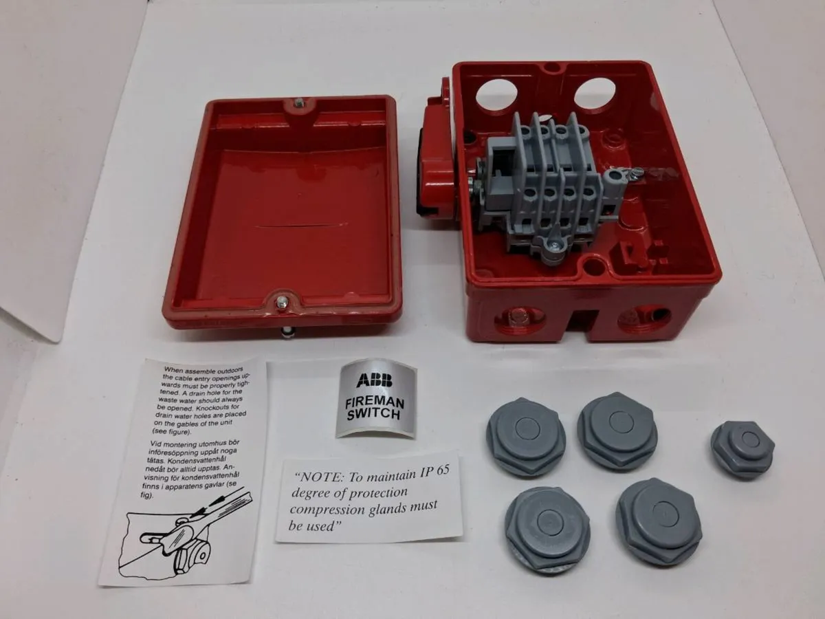 Postage - ABB fireman Switch 25V ip65 - Image 1