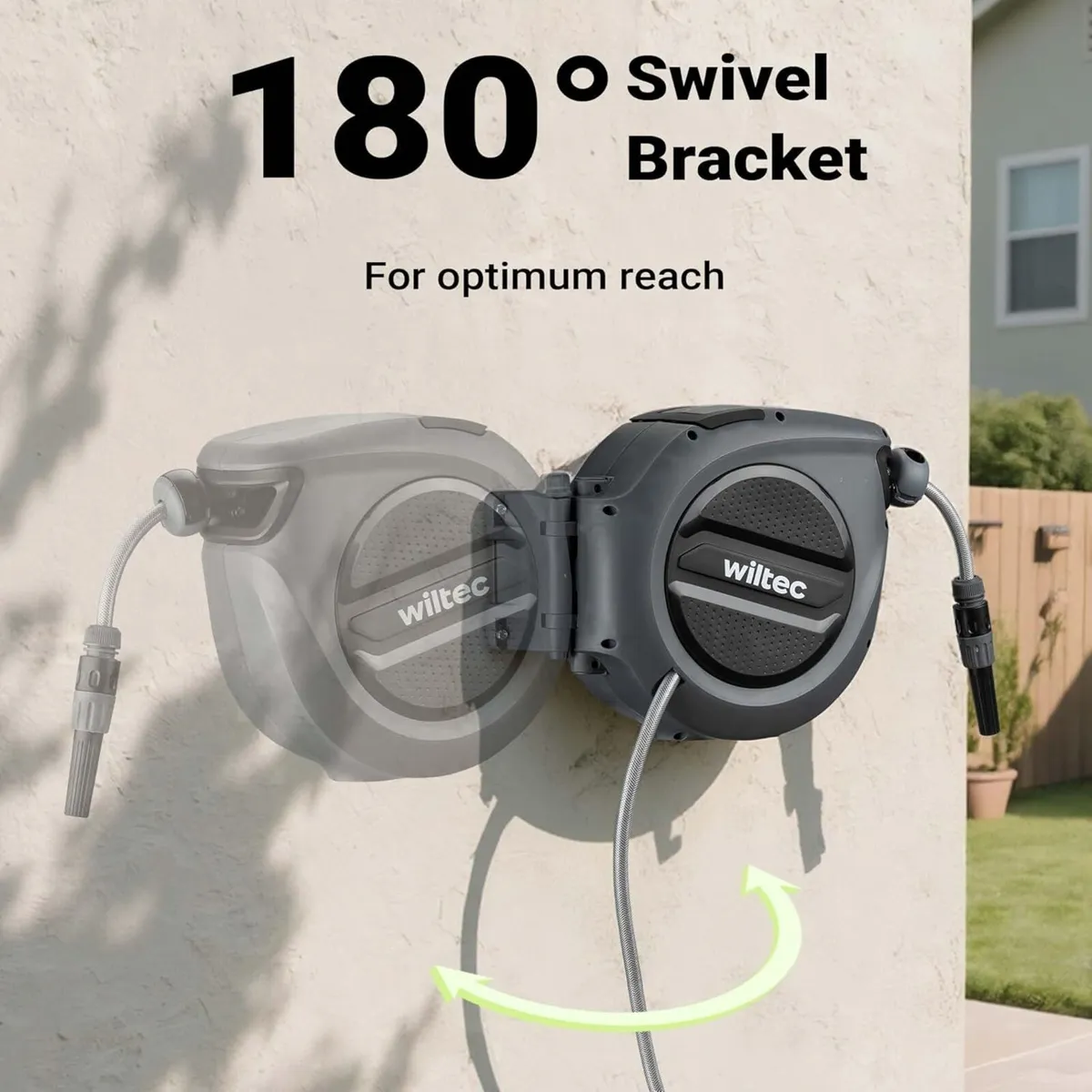 Hose Reel with Self-Reeling-up Mechanism 20m - Image 4