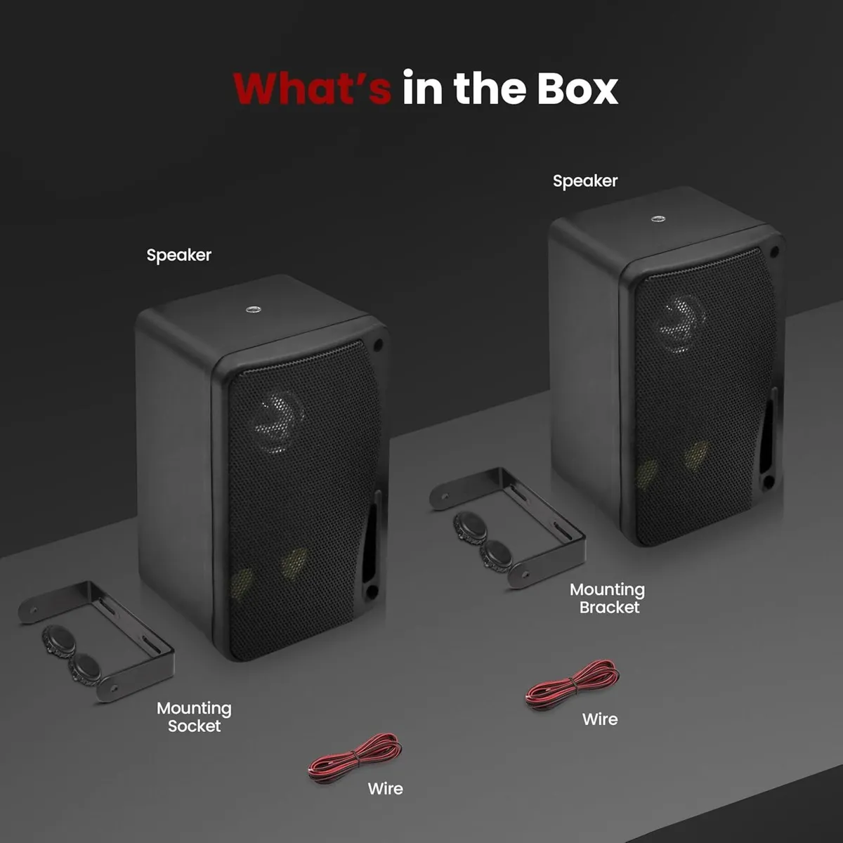 Outdoor Marine Speakers – 200W Waterproof 3-Way Wa - Image 2