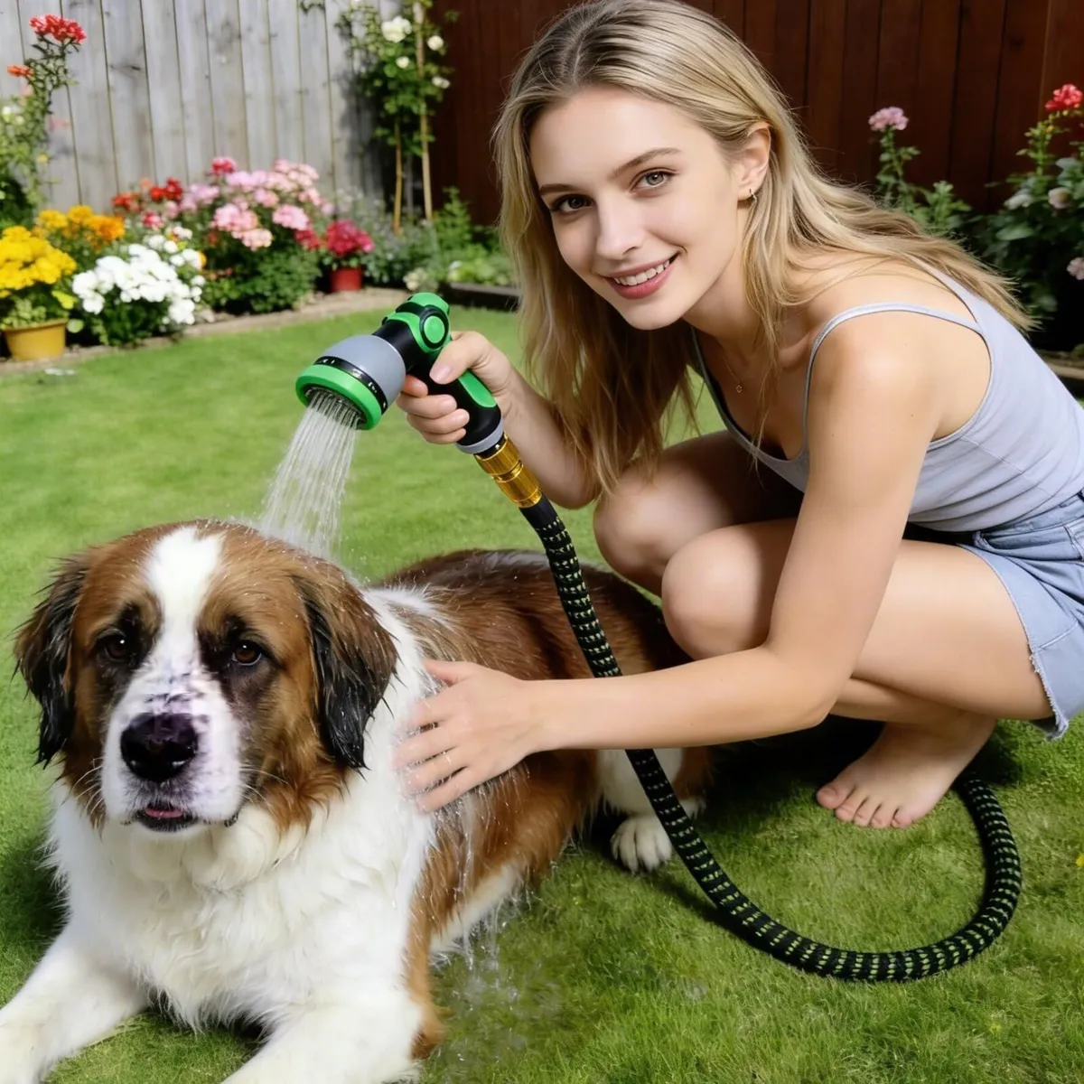 Expandable Garden Hose 150ft Hosepipes for - Image 2