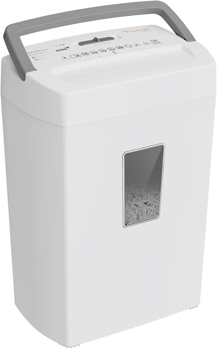 10 Sheet Micro Cut Paper Shredder for Home Office - Image 1