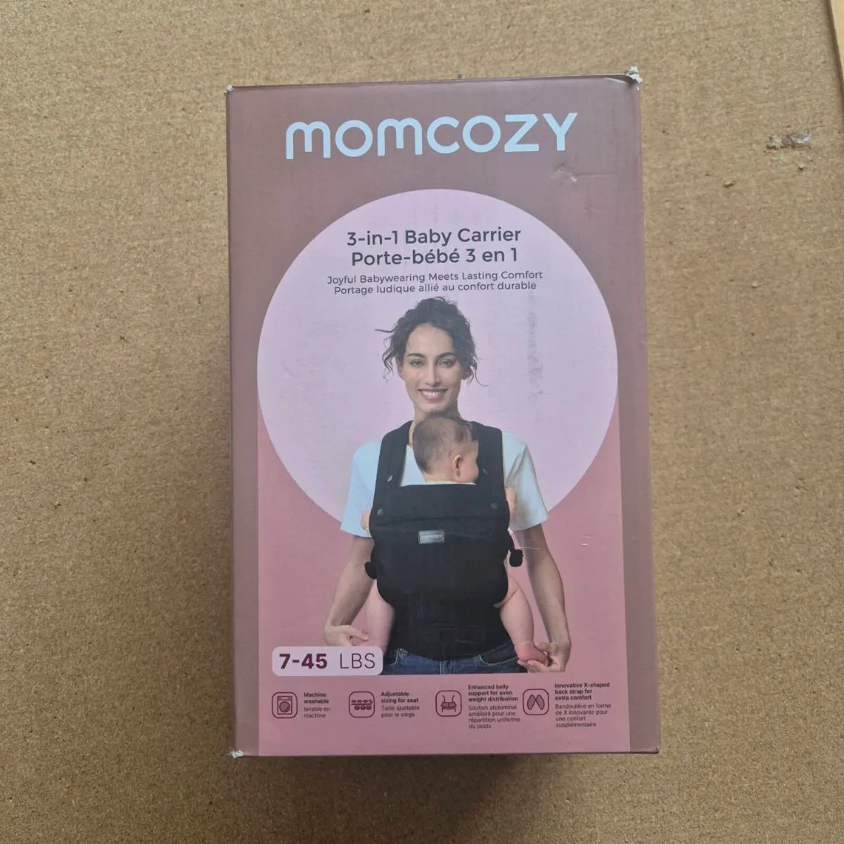 Momcozy Baby Carrier,  3.5-20kg, Brand New - Image 2