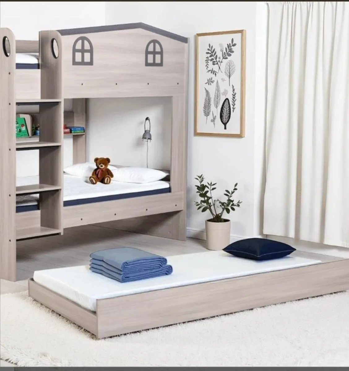 Hector 4ft Bunk Bed / Add 3ft Trundle - Image 1