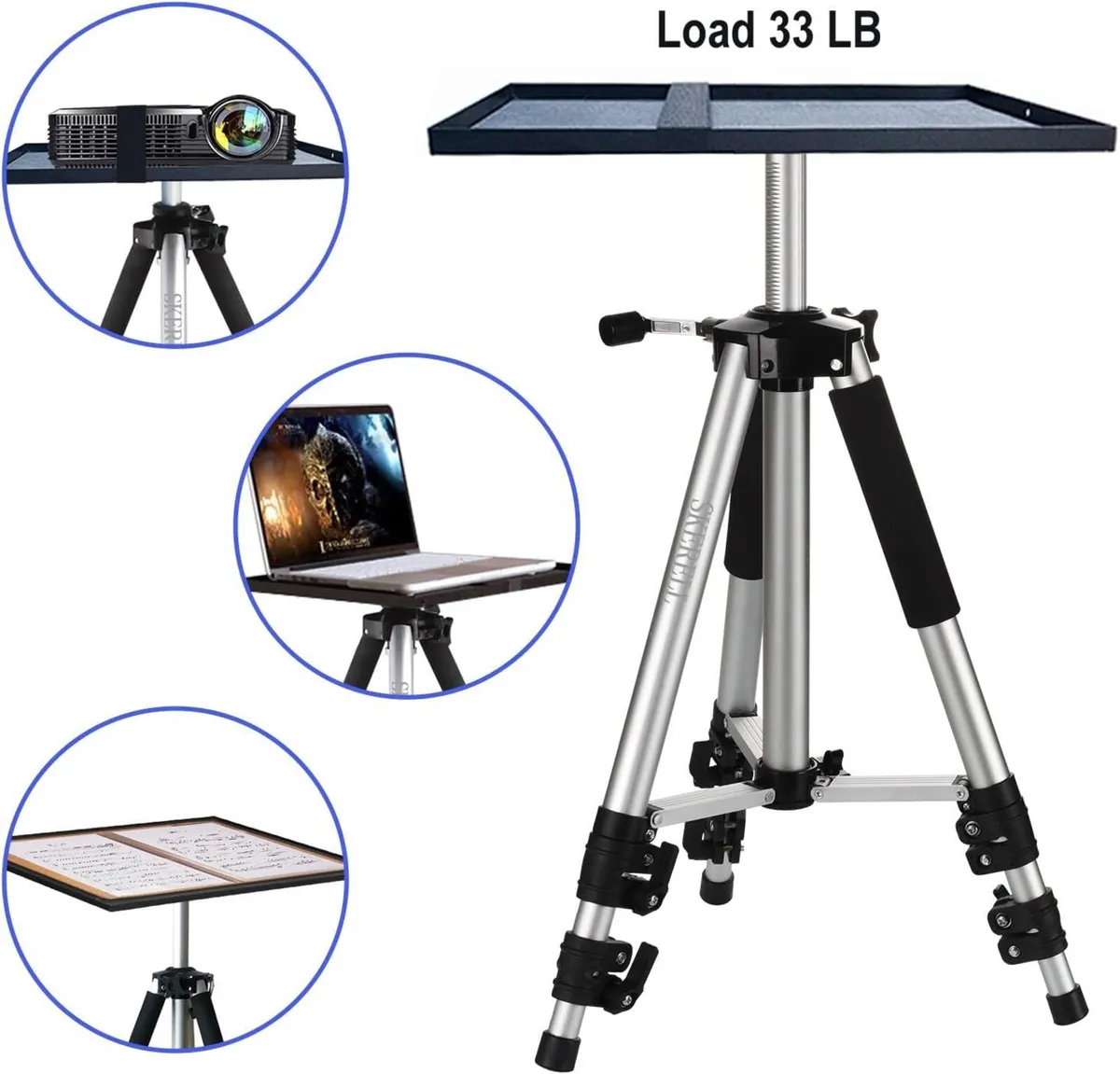 Projector Stand Laptop Multi-Function Aluminum - Image 3
