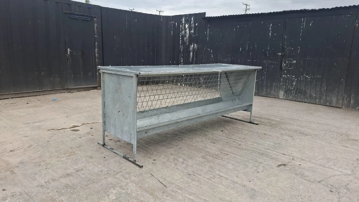 Hay Rack & Trough – Livestock Feeding Unit - Image 1