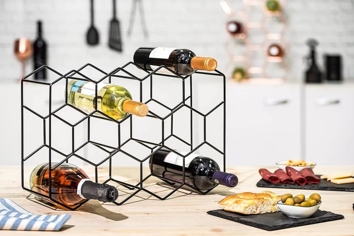 Countertop Wine Rack - 14 Bottle Freestanding - Image 2